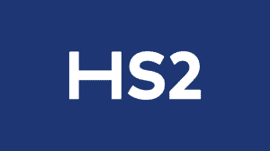The logo of HS2