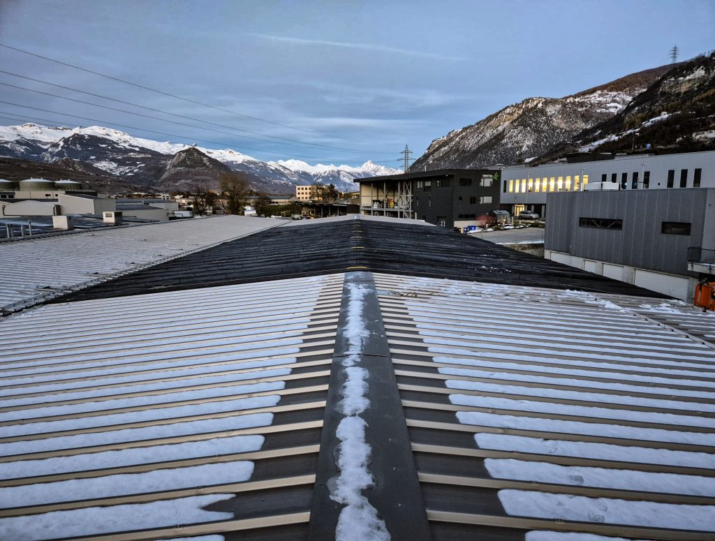 Half way there, Silent Roof installation