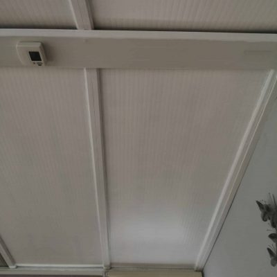 Conservatory interior painted