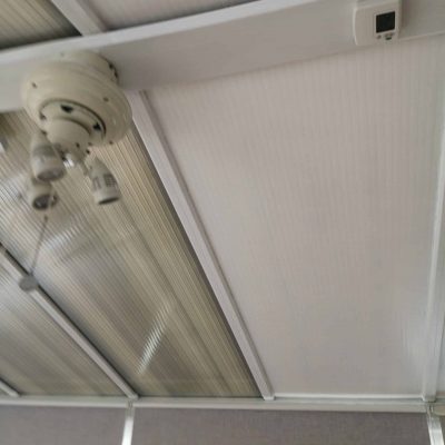 Conservatory interior part painted